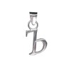 R001450 Pendant Charm Letter Cyrillian Solid Genuine Hallmarked 925 Sterling