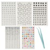 5 Sheets Face Gems, Star Face Stickers, Gem Stickers with