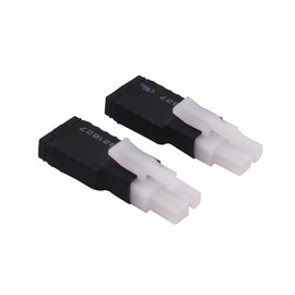 OliYin 2pcs Compatible with Big Tamiya Male Connector Adapter for Lipo Battery(Pack of 2)