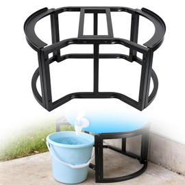 Stainless Steel Rain Barrel Stand - Fits 45/50/55 Gallon Tanks, Heavy Duty Water Collection Base.