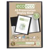 eco-eco A5 50% Recycled 10 Pocket Presentation Display Book, eco041,
