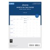 Filofax Personal Organizer Refill, Starts January 2026, A5 Monthly, White,