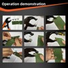 Heavy Duty Snap Fastener Tool Adjustable Vice Grip Snap Setter