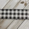 Ribbon Traditions Rustic Black/White Buffalo Plaid Burlap Wired Ribbon 2