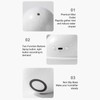 Mini Planet Humidifier LED Moon Lamp Diffuser Rechargeable Planetary USB