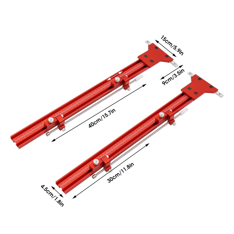 Parallel Guide Rail System, Woodworking Aluminum Guide Rail Joining Set