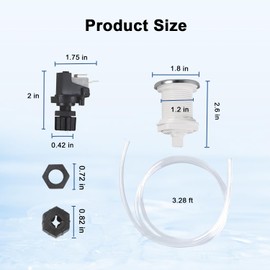 SDRZJX 16A On Off Push Air Button Switch Compatible with Sink Top Garbage Disposals Jet Whirlpool Tubs and Spa Pool Air Jets Hot Tub