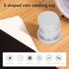 S Shaped Coin Desktop Rotating Toy Aluminum Alloy ADHD Anxiety