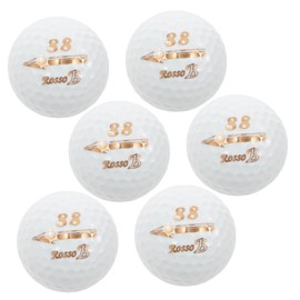 Gatuida 6pcs Lightweight Golf Practice Balls Durable Training Balls for Beginners and Advanced Players Realistic Feel and Range Accessories