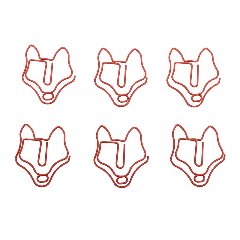 100pcs Adorable Animal Paper Clips Funny Scrapbook Paper Clips Small