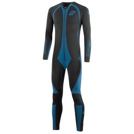 Bogotto Ripped-L Summer Undersuit, 1-Piece Functional Combo (Black/Blue, L/XL)