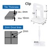 OGORI Tile Leveling Clips 2mm- Tile Spacers Only, Pack of