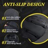 DOUANDA Foldable Motorcycle Gel Seat Cushion with Sunshade Cover –