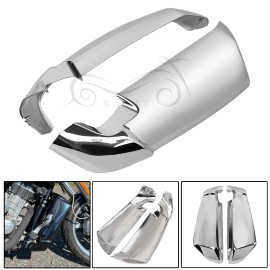 Unbranded Chrome Left & Right Radiator Side Covers For Harley V-Rod Muscle VRSCF 2009-2017