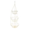 Multifunction 3 Tier Removable Hanging Fruit Baskets Vegetable Storage Organizer