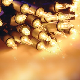 The Christmas Workshop 75270 200 Warm White Christmas Tree Lights / Static Decorative Fairy Lights / 15.9 Metres Long / Mains Operated / Indoor Christmas Decorations
