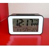 Clock Radio Alarm Clock with Thermometer (SN4491) in Black