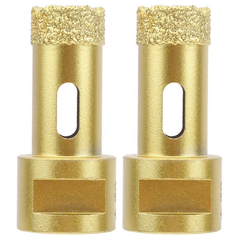 2Pcs Diamond Hole Saw Opener Brazing Drill Bit Drilling Marble
