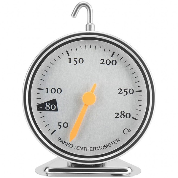 JZK Oven Thermometer Stainless Steel for Oven/AGA/Gas Oven, Kitchen Oven Temperature Meter, Gas Oven Temperature Gauge, Oven Thermostat Replacement