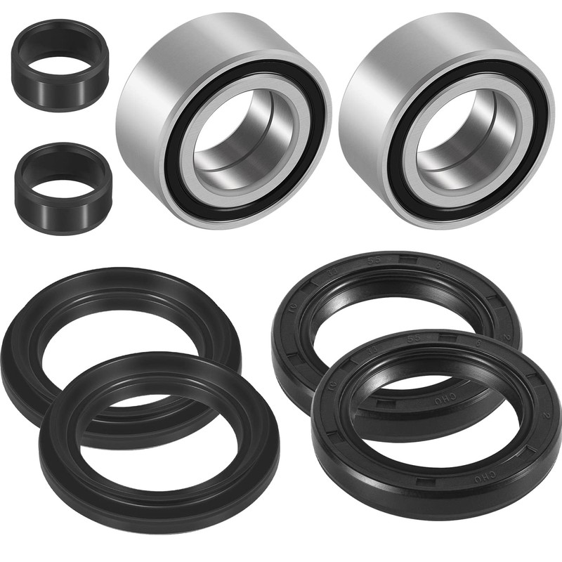 8 PCS Front Wheel Bearings & Seals Kit for Honda