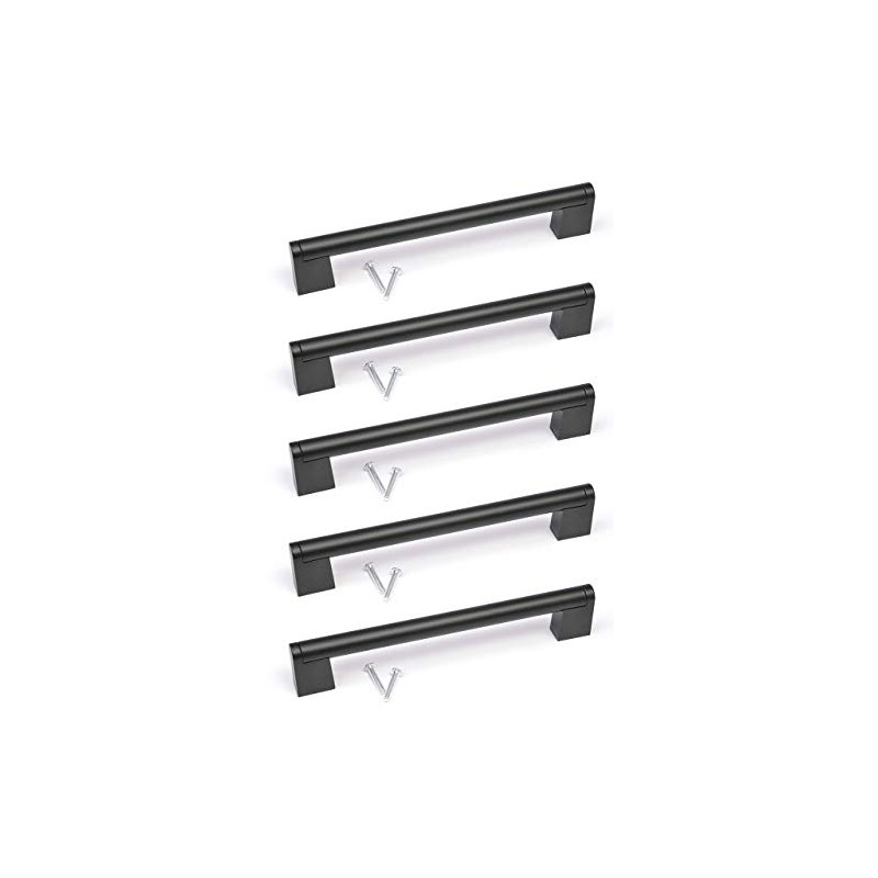 BSM Marketing Black Kitchen Cupboard Cabinet Boss Bar Door Handle