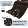 Sunya Clip-In Real Hair Extensions, Dark Brown, Remy Clip-In Real