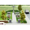 Overdrive-Racing Scale N 1:160 Cemetery Gravestones 19 Pieces Graves Crypt