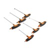 Bahco 903T-1 T-Handle Screwdriver Set for Hexagonal Head Screws, Silver/Black/Orange,