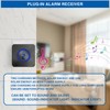 Infrared Sensor Doorbell Solar Driveway Alarm Strobe Light Outdoor Security