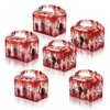 OUYANS 12Pcs Halloween Bloody Party Boxes,Spooky Blood Handprint Gift Boxes