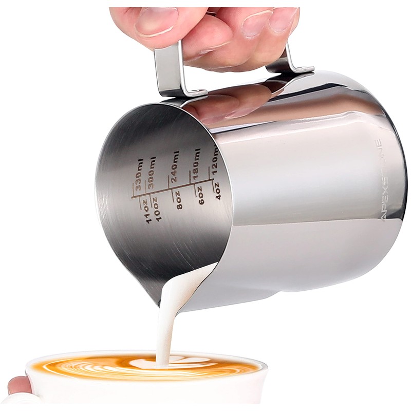 Apexstone Espresso Milk Frothing Pitcher 20 oz, Espresso Steaming Pitcher