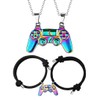 Magnetic Game Controller Necklace for Couples, Matching Necklace for Best