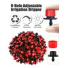 Pack of 400 Irrigation Droppers, EBANKU 1/4 Inch Irrigation Sprinkler
