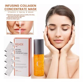 Bioaqua Serum Concentrado Antiedad Mascarilla Colageno Vitamina C