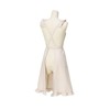 Francfranc French Mini Ruffle Full Apron, Beige
