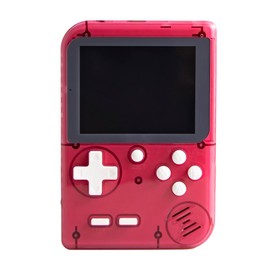 Retro Mini Game Machine with 400 Classical FC Games Handheld Game Console 2.8-Inch Color Screen Support for TV Output , Presents Birthday for Kids, Adults (Red)