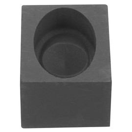 Operitacx Gold Silver Graphite Ingot Mold Metal Casting Mold Melting Crucible Furnace for Melting Casting Refining Gold Silver Aluminum Copper Brass Zinc Plumbum Alloy Metals