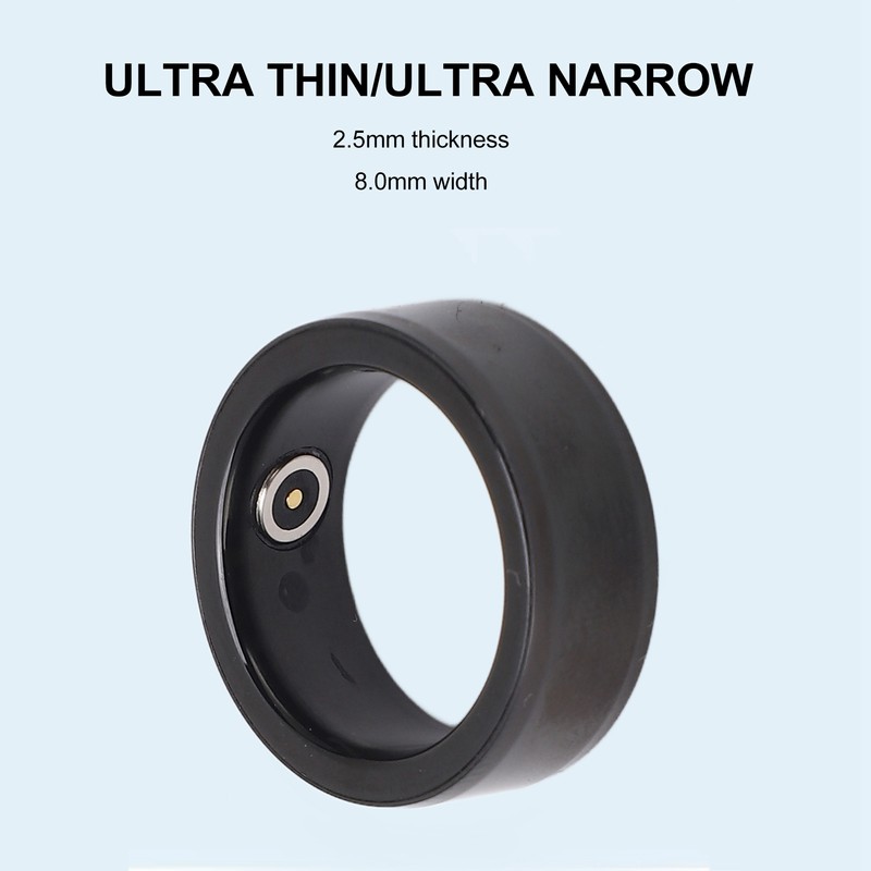 Mobile Phone BT Connection Smart Ring Health Tracker Rechargeable Waterproof