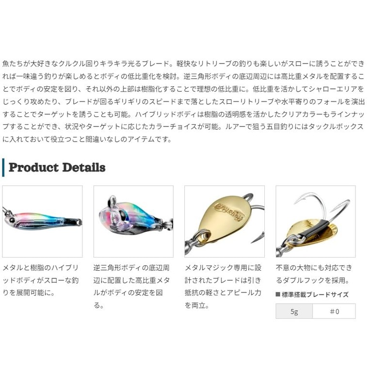 Cormoran Aqua Wave Metal Magic Hybrid 5gW #A14D Sardine