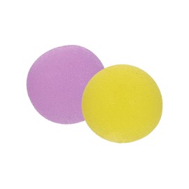 Healeved 2pcs Grip Ball Squeeze Exercise Balls Hand Grip Strengthener Hand Fitness Grips Balls Hand Strength Exercise Prop Hand Exerciser Simple Hand Massage Balls Stress Balls Tpe Yellow