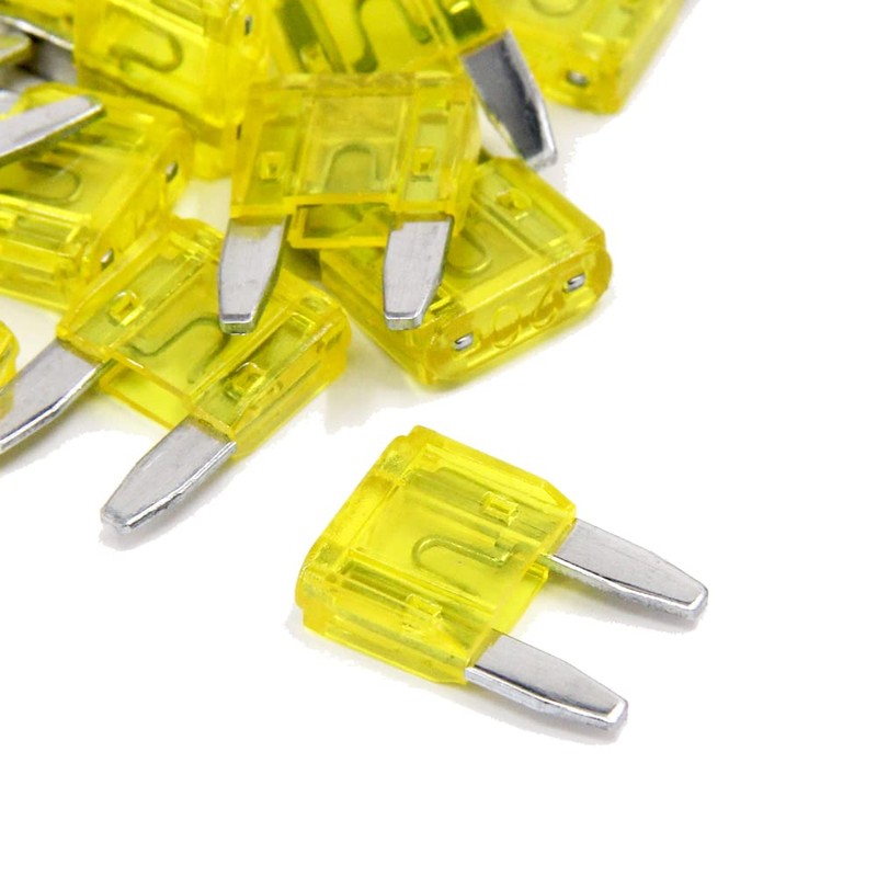 FymuSing 20 pcs 20A Mini Blade Fuse, Automotive Fuse for