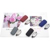 HIGHLIKE 2-Pack Hard Cases Folding Reading Glasses, Pocket Wallet Purse