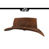Black Jungle Dayton Leather Western Hat Australia Cowboy Hat, ochre