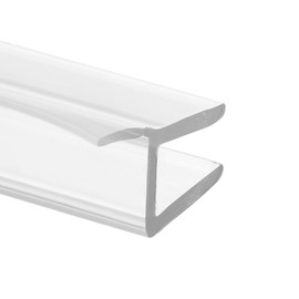 Prime-Line M 6262 Frameless Shower Door Bottom Seal for 1/4 in. Thick Glass Doors, Single Flap, 36 in., Clear Vinyl (Single Pack)