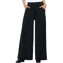 Accent Accessories Solid Black Magic Pantz, Pants for Women, Fashion