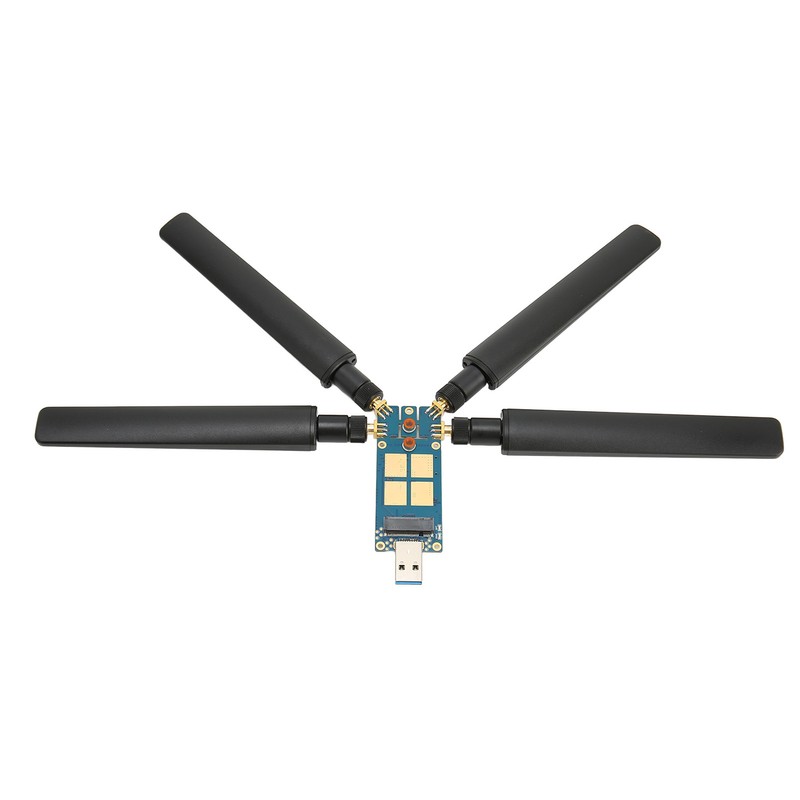 5G DONGLE Expansion Board 4 Antennas Aluminum Alloy ABS USB3.1