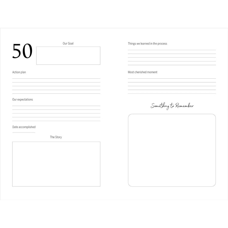 N/A Our Bucket List Couples Journal – Dream Life Planner