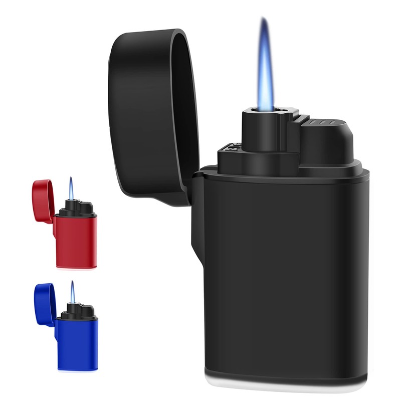 Navpeak Mini Lighter Windproof Torch Jet Candle Lighter Plastic Refillable