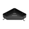 Black Corner Shower Caddy Aluminium Alloy for Bathroom Toilet Kitchen