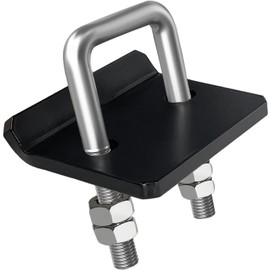 Adamoss - Apriete de enganche resistente para enganche de remolque de 1.25 pulgadas y 2 pulgadas, color negro, anti sonajero, sin oscilación